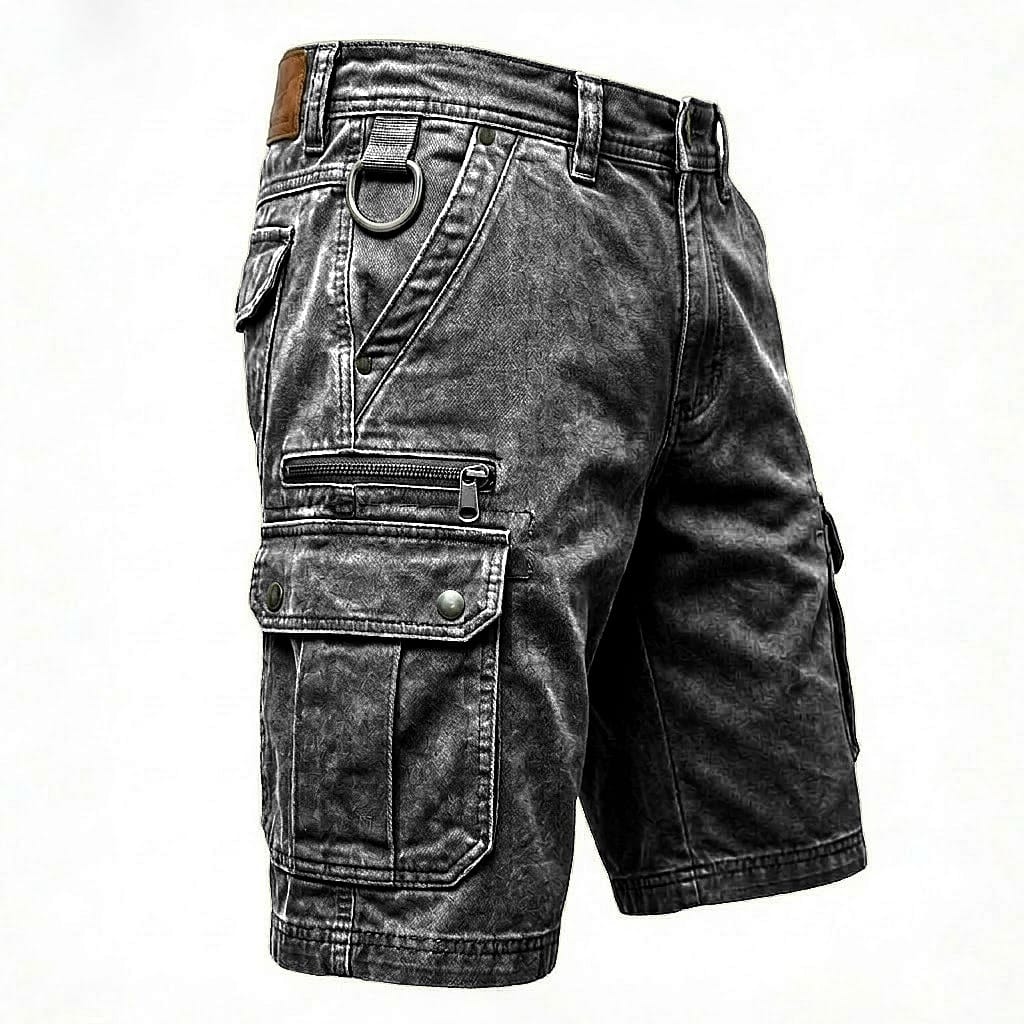 Funktionale Denim Cargo-Shorts (1 Kaufen, 1 GRATIS dazu)