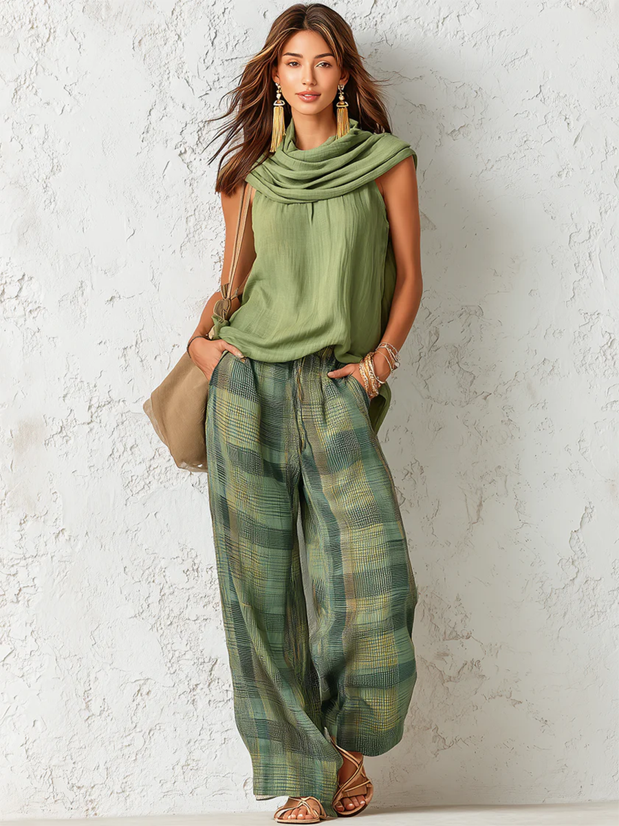 Elegantes Boho-Zweiteiler-Set für Damen