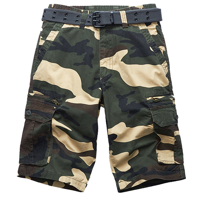 Lässige Strand CamouflageBaumwollshorts für Herren (1 kaufen, 1 GRATIS dazu)