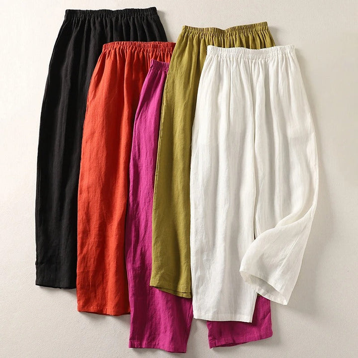 Leinen Hose mit Relaxed Fit (1 Kaufen, 1 GRATIS dazu)