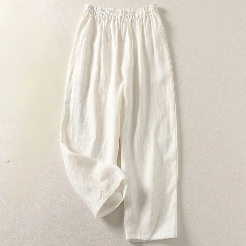 Leinen Hose mit Relaxed Fit (1 Kaufen, 1 GRATIS dazu)