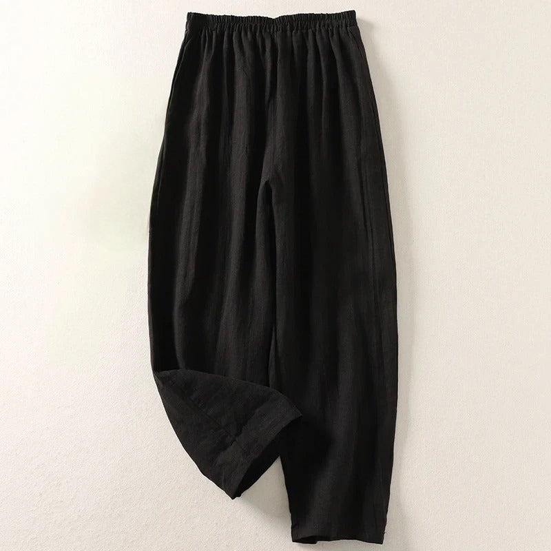 Leinen Hose mit Relaxed Fit (1 Kaufen, 1 GRATIS dazu)