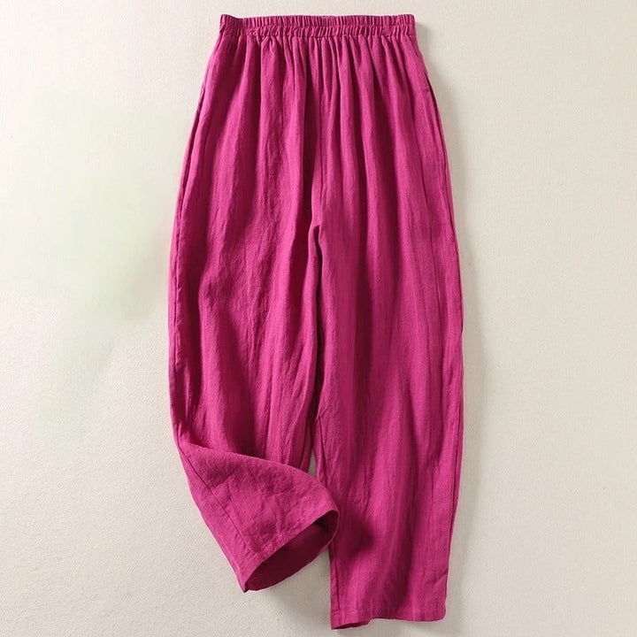 Leinen Hose mit Relaxed Fit (1 Kaufen, 1 GRATIS dazu)
