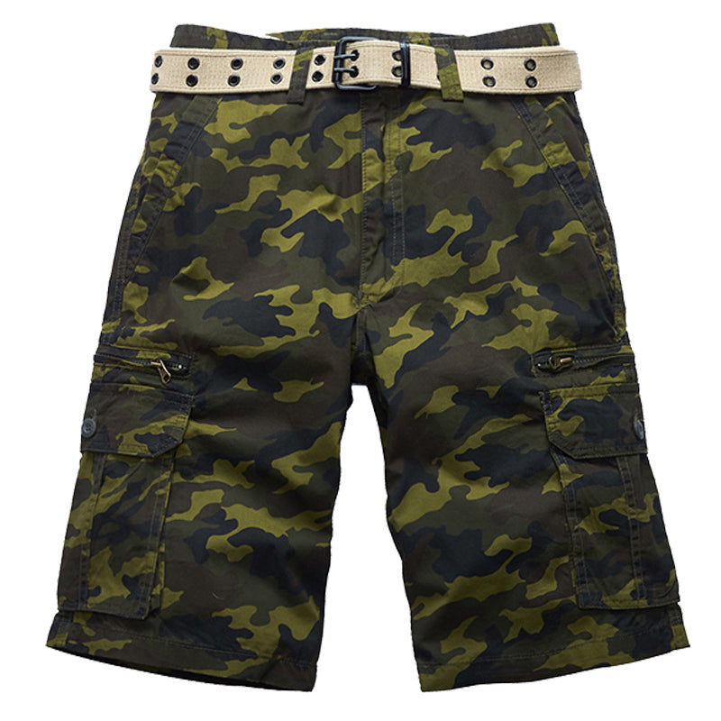 Lässige Strand CamouflageBaumwollshorts für Herren (1 kaufen, 1 GRATIS dazu)