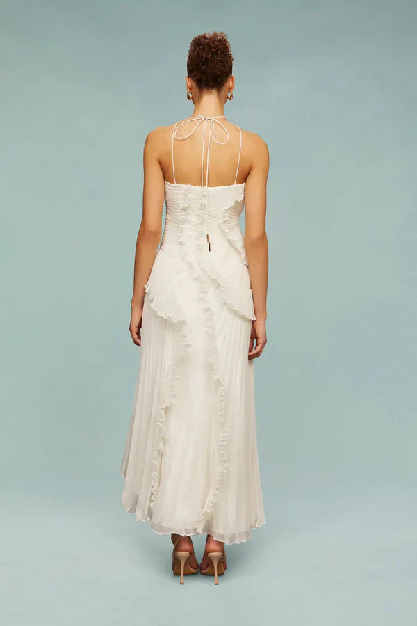 Spiral-Rüschenkleid