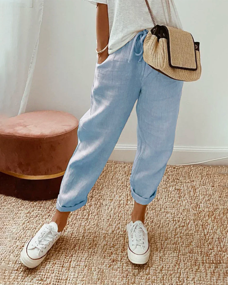 Atmungsaktive Leinenhose (1 Kaufen, 1 GRATIS dazu)
