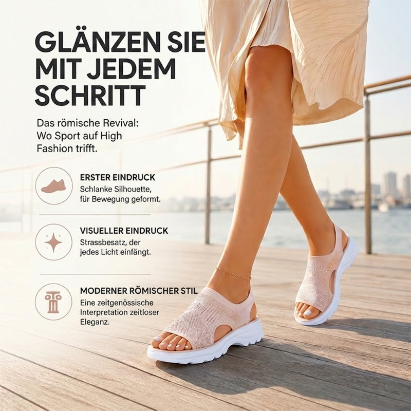 Atmungsaktive Mesh-Sandalen für Damen