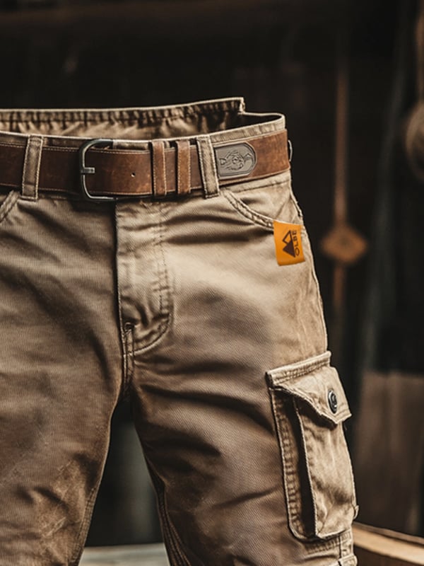 Vintage Cargo-Shorts mit Mehrfachtaschen (1 Kaufen, 1 GRATIS dazu)
