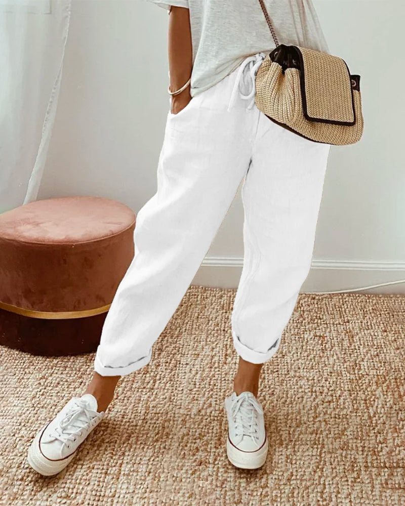 Atmungsaktive Leinenhose (1 Kaufen, 1 GRATIS dazu)