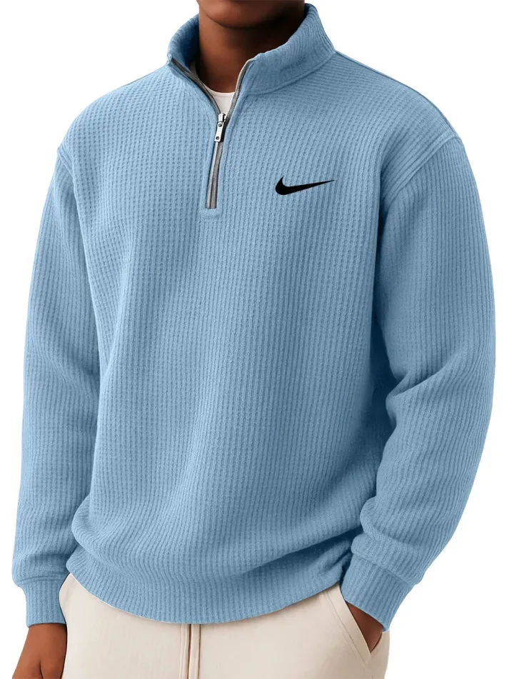 Leon | Strickpullover mit Reißverschlusskragen