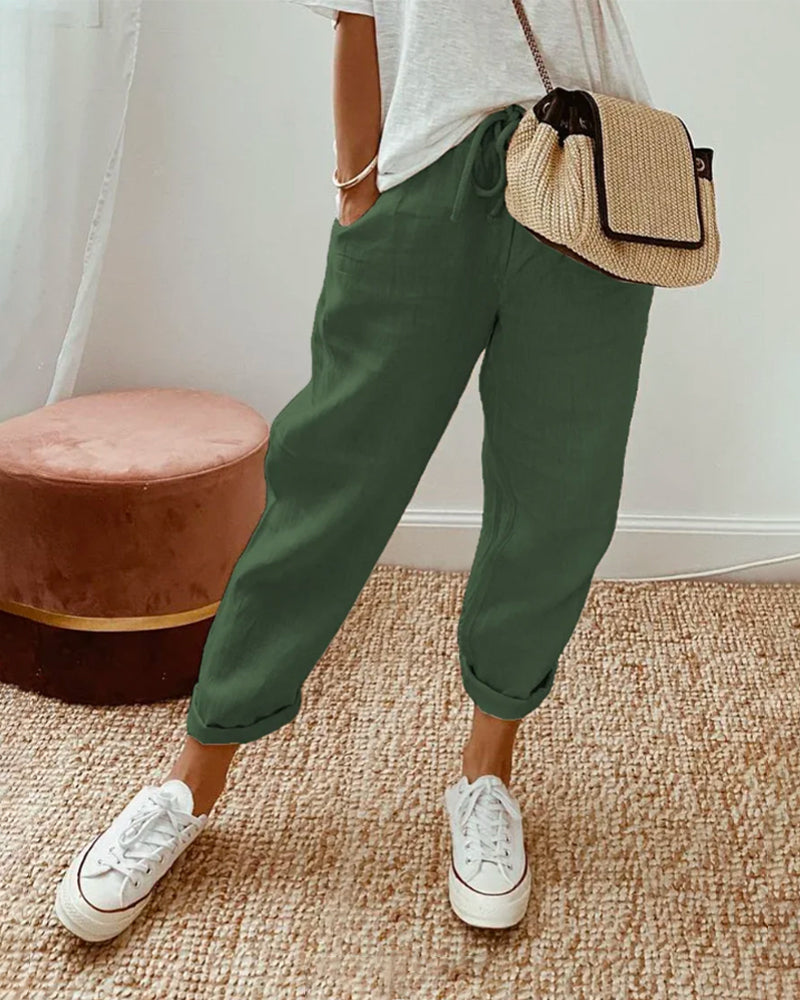 Atmungsaktive Leinenhose (1 Kaufen, 1 GRATIS dazu)