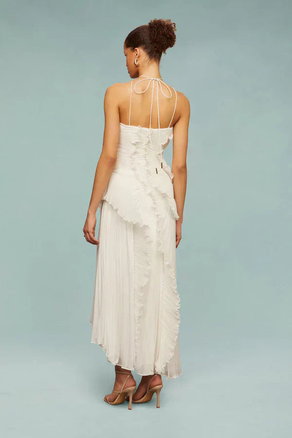 Spiral-Rüschenkleid