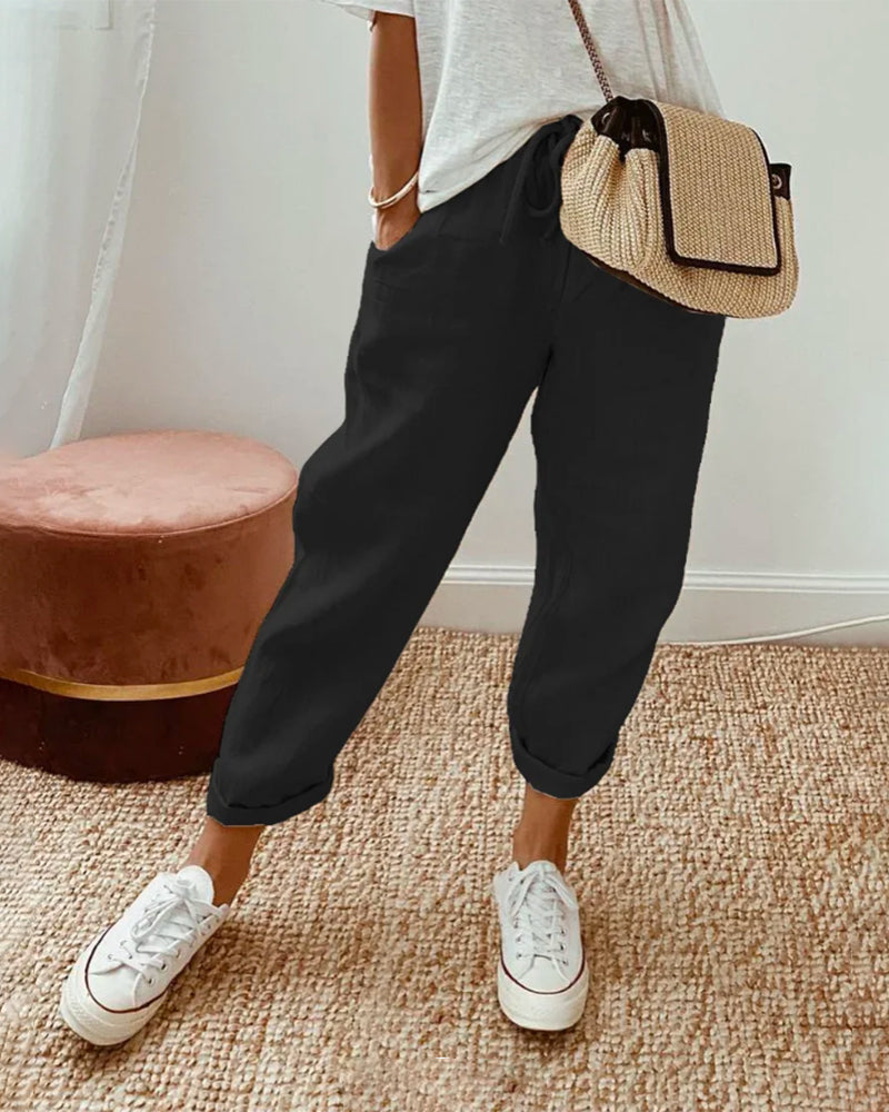 Atmungsaktive Leinenhose (1 Kaufen, 1 GRATIS dazu)