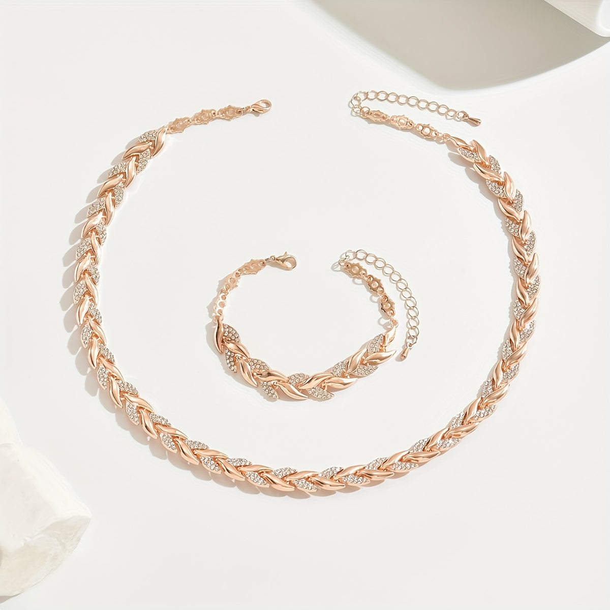Kristall-Schmuckset