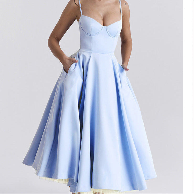 Romantisches Sommer Midi Kleid