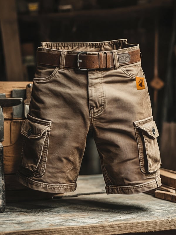 Vintage Cargo-Shorts mit Mehrfachtaschen (1 Kaufen, 1 GRATIS dazu)