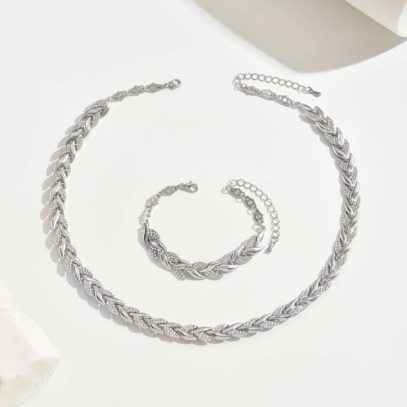 Kristall-Schmuckset