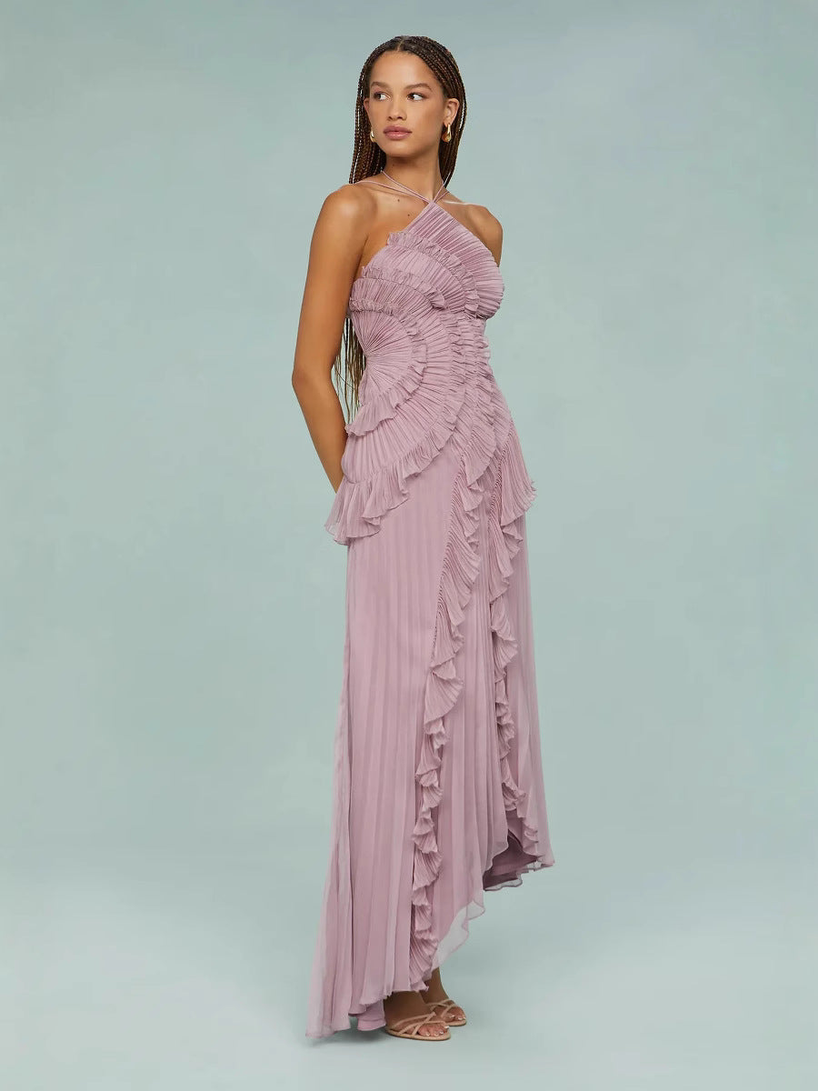 Spiral-Rüschenkleid
