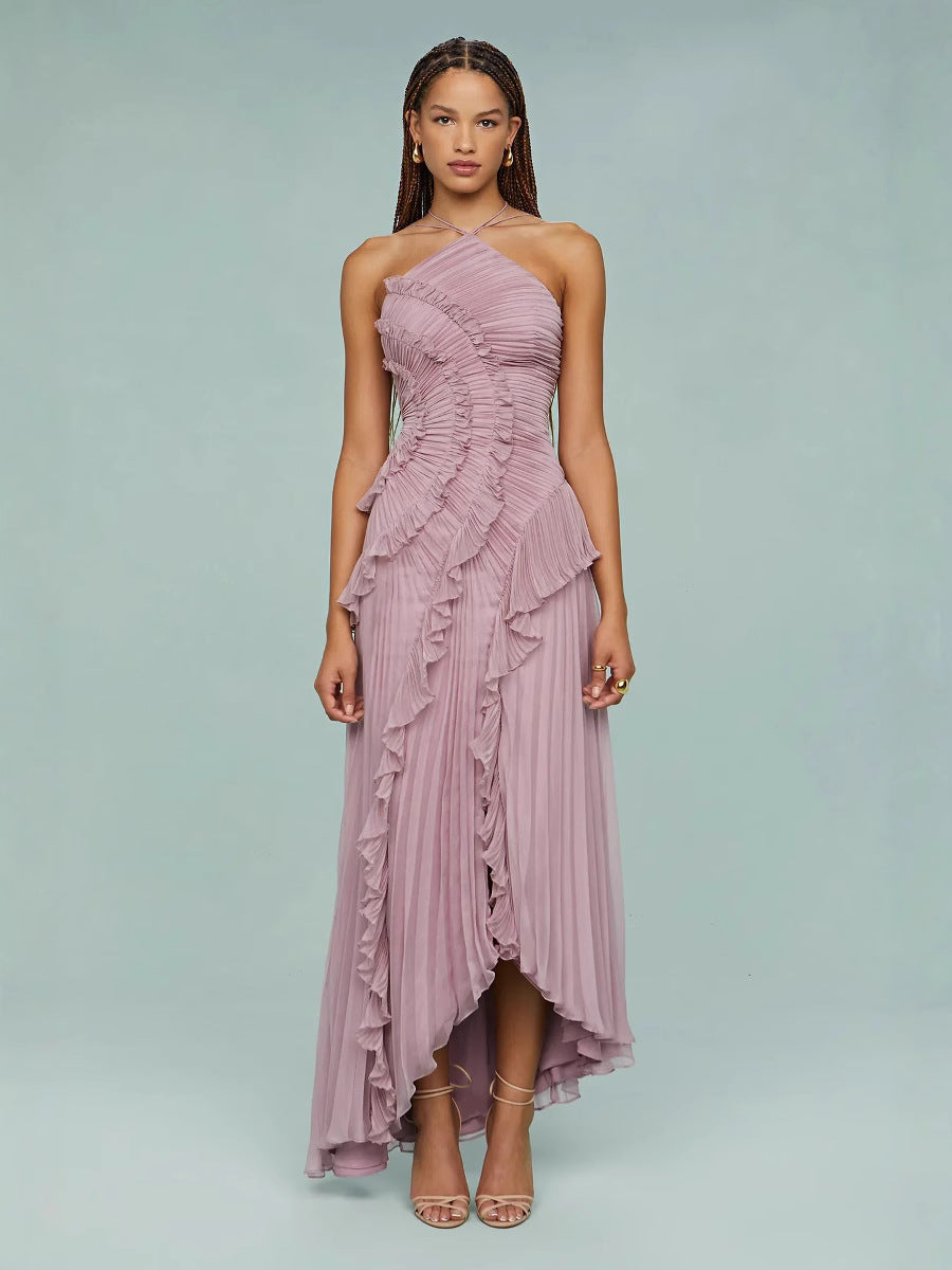 Spiral-Rüschenkleid