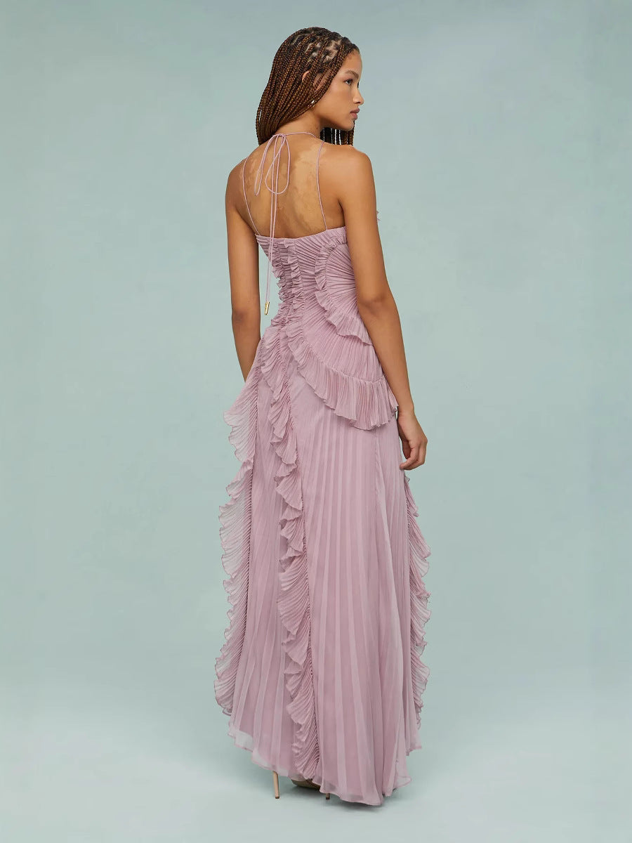Spiral-Rüschenkleid