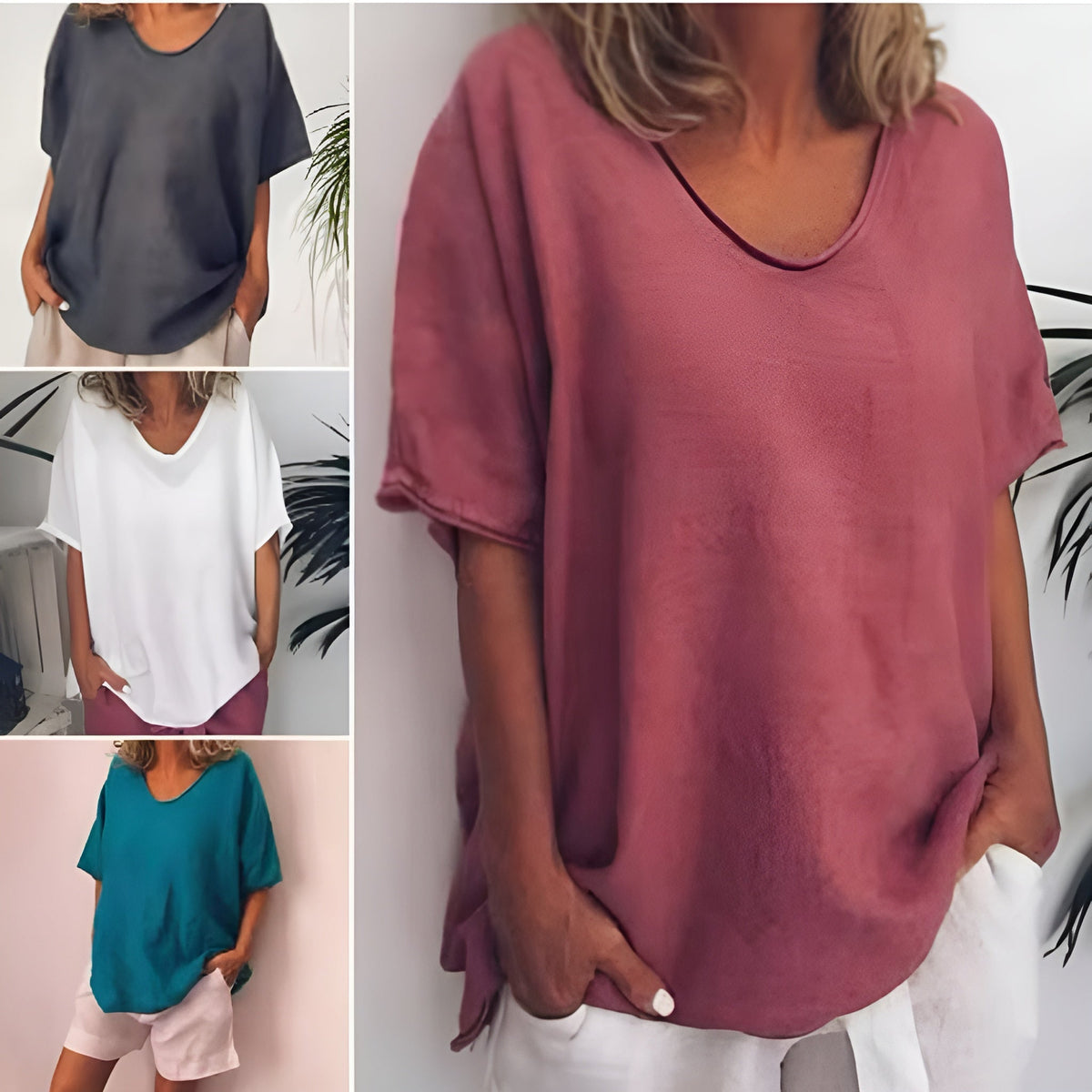 Lockeres Komfort-T-Shirt für Damen (1 Kaufen, 1 GRATIS dazu)
