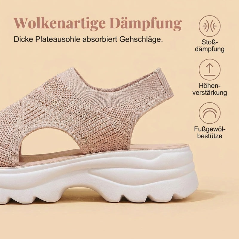 Atmungsaktive Mesh-Sandalen für Damen