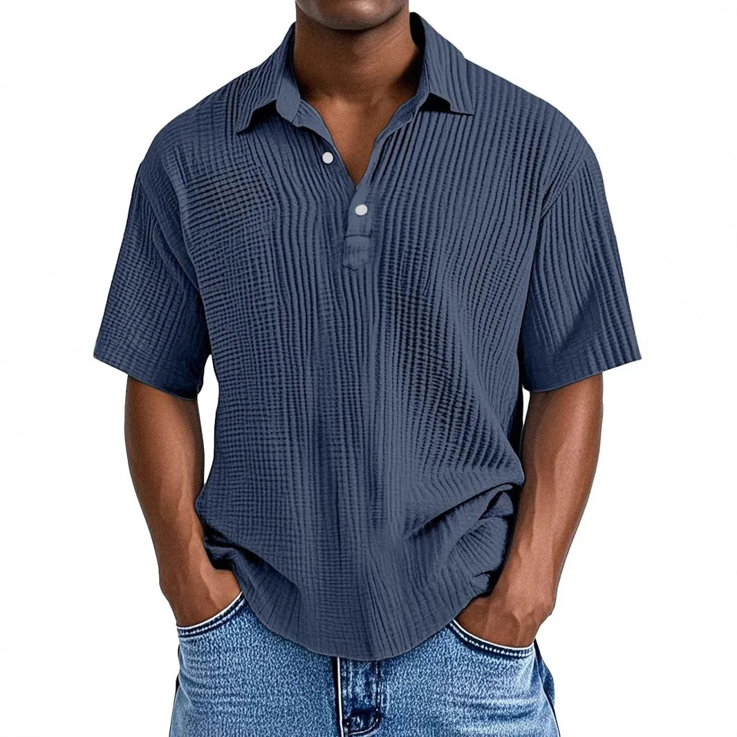 Retro-Sommerhemd für Herren (1 kaufen, 1 GRATIS dazu)
