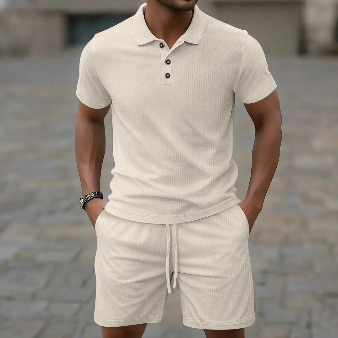 Modernes Sommer-Polo-Set für Herren (1 kaufen, 1 GRATIS dazu)