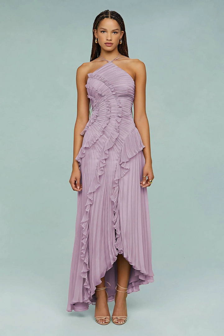 Spiral-Rüschenkleid