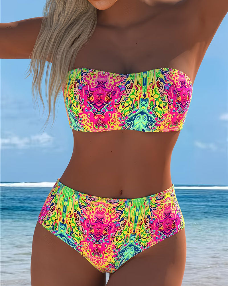 Aurelia | Damen Bikini mit Print