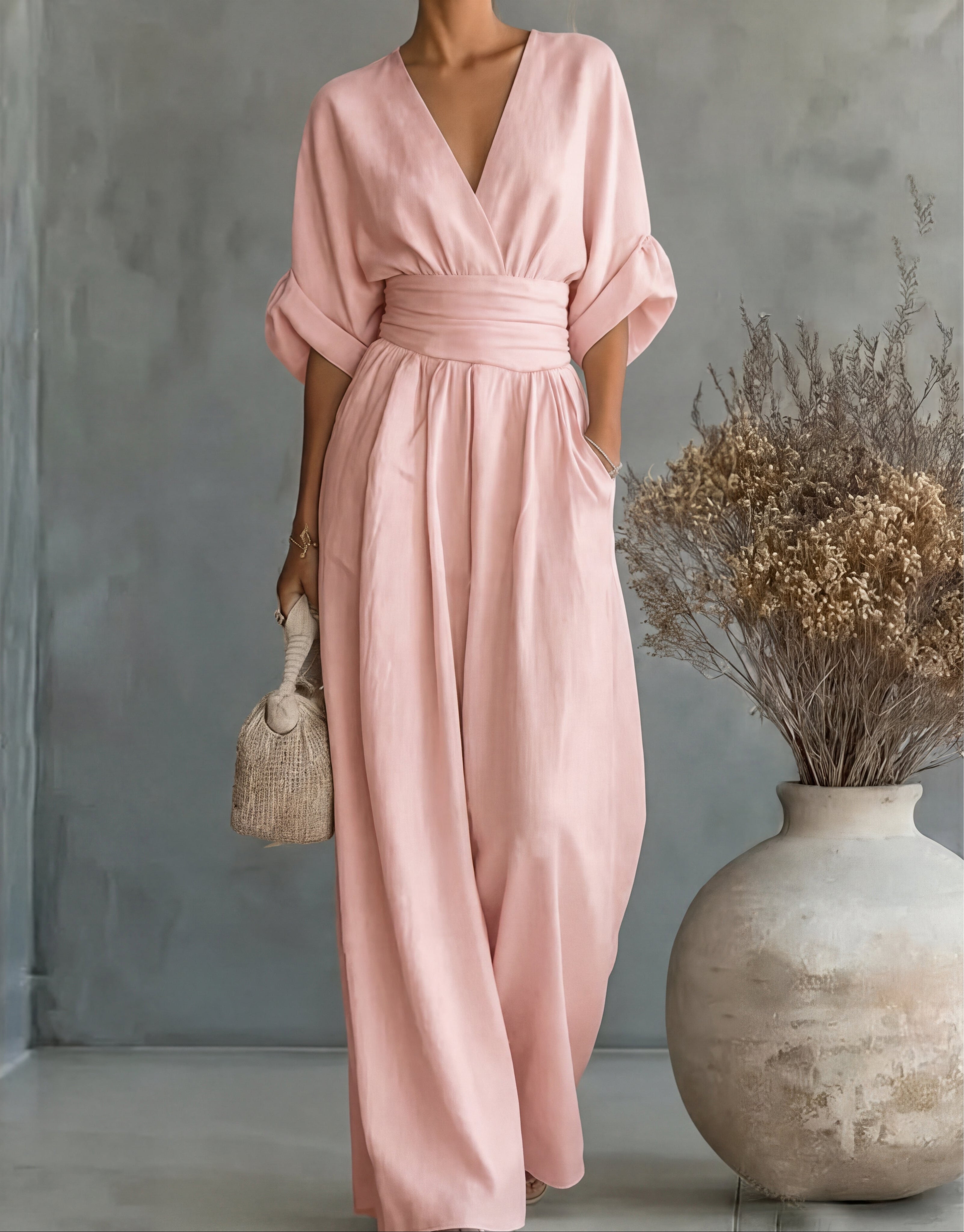 Eleganter Jumpsuit mit weitem Bein