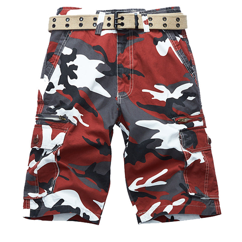 Lässige Strand CamouflageBaumwollshorts für Herren (1 kaufen, 1 GRATIS dazu)