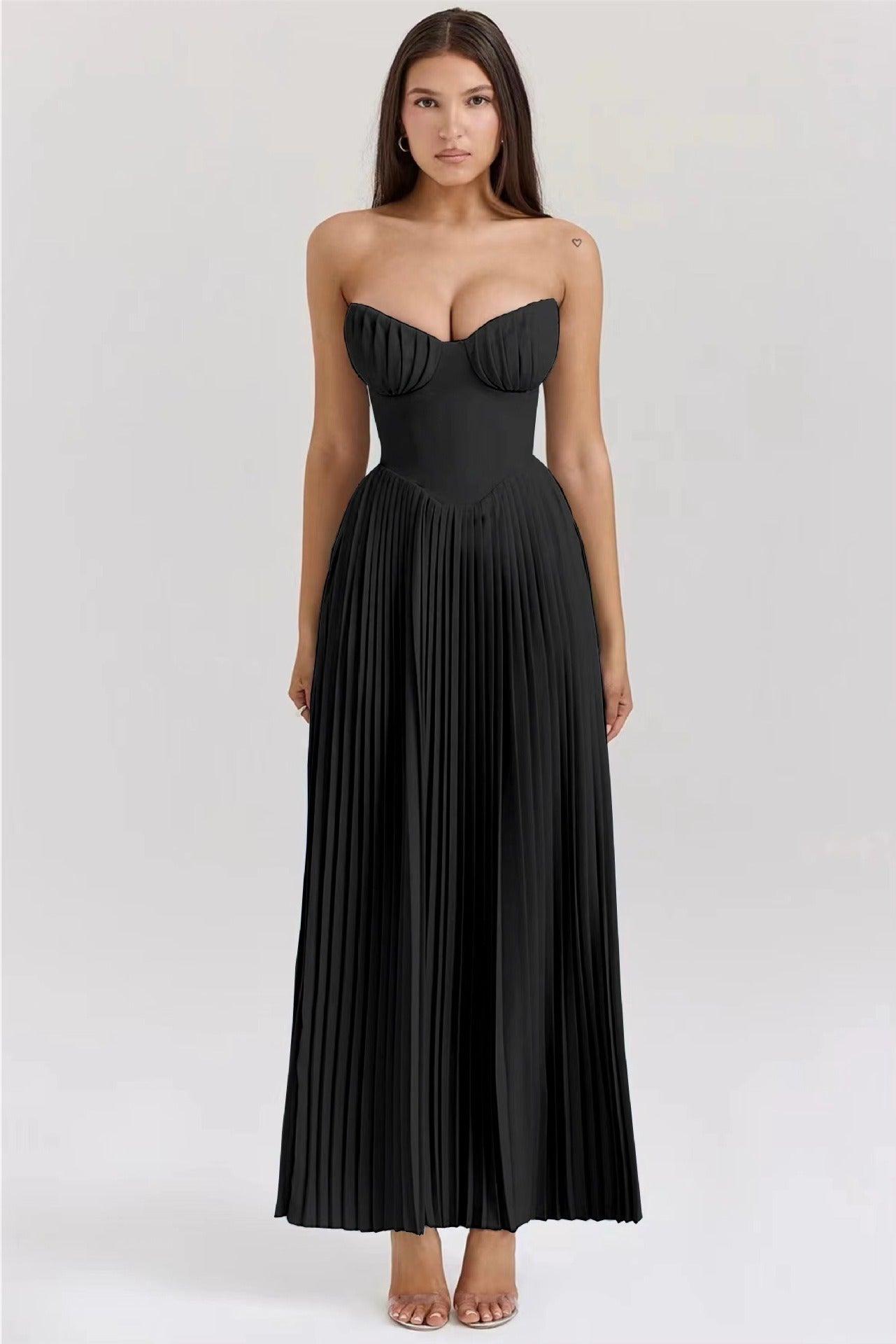 Luxuriöses Maxikleid mit Sanftem Fall