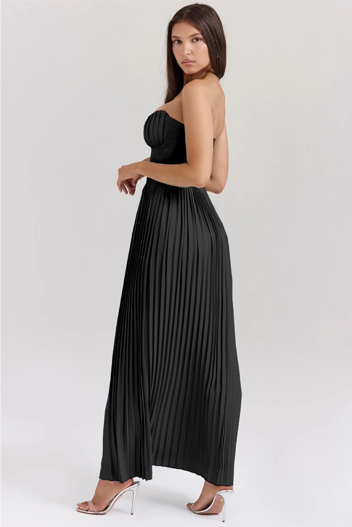 Luxuriöses Maxikleid mit Sanftem Fall
