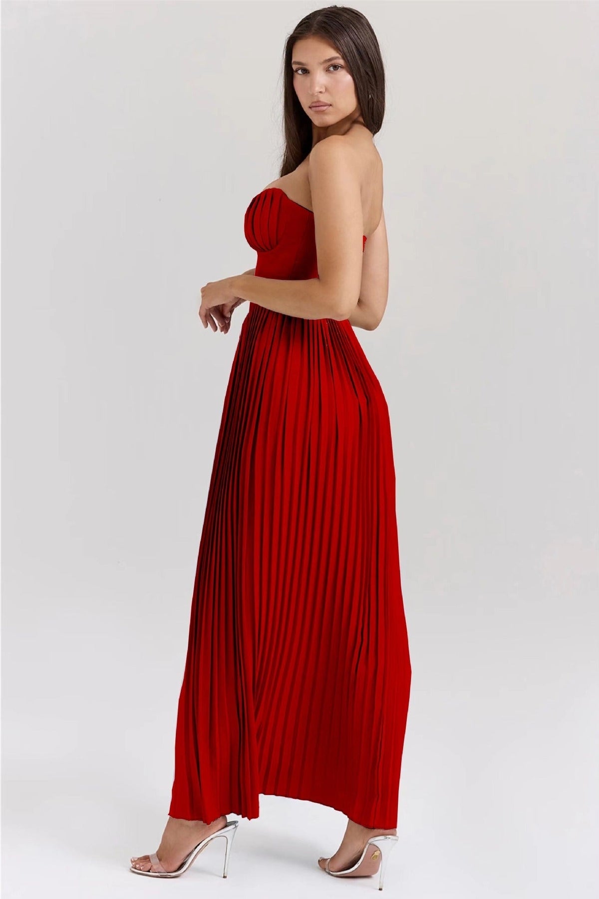 Luxuriöses Maxikleid mit Sanftem Fall