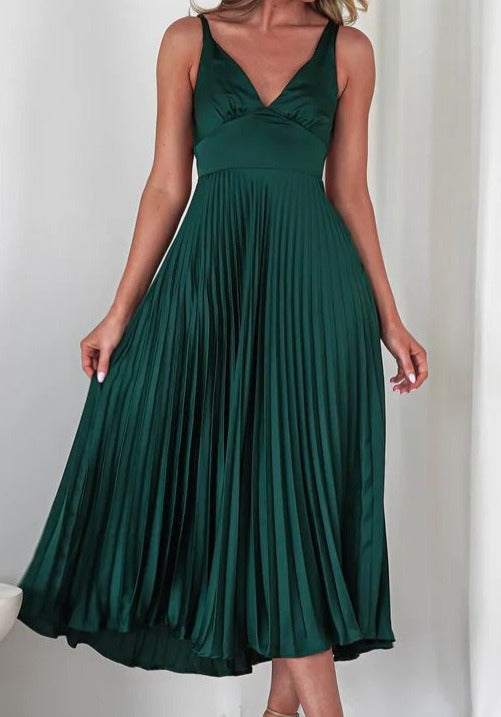 Stilvolles Maxikleid mit Zartem Fall