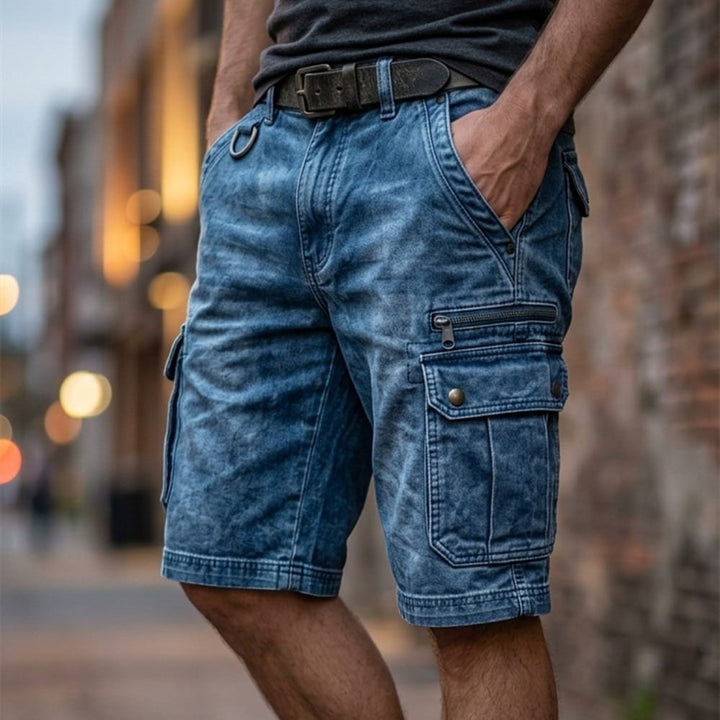 Funktionale Denim Cargo-Shorts (1 Kaufen, 1 GRATIS dazu)