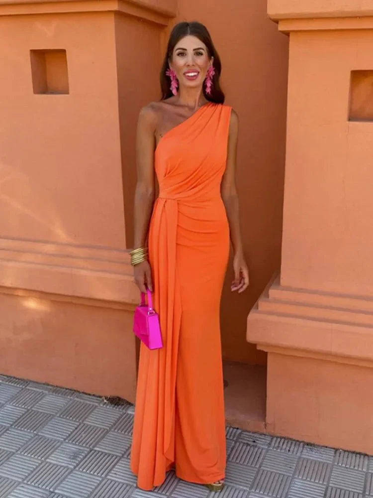 Maxikleid in eleganter Häkeloptik
