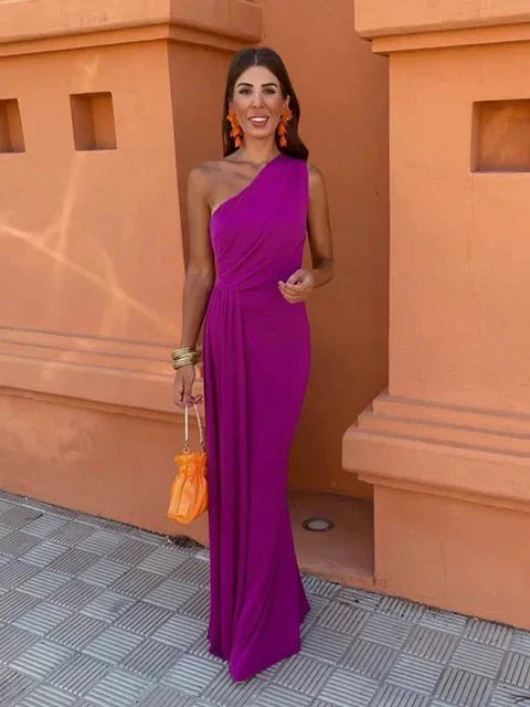 Maxikleid in eleganter Häkeloptik
