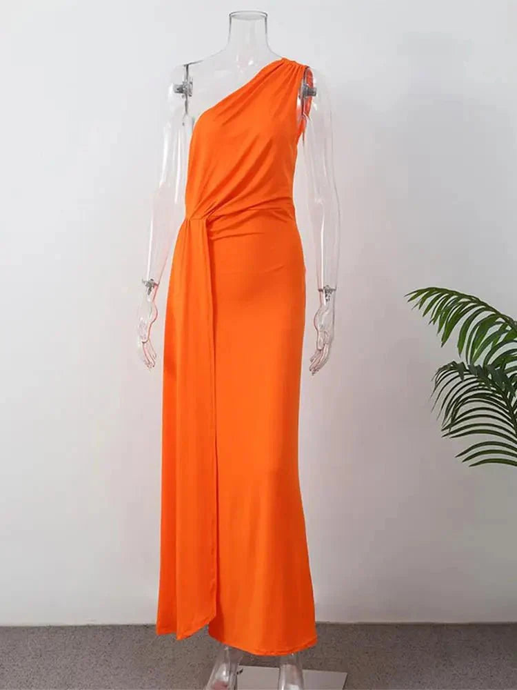 Maxikleid in eleganter Häkeloptik
