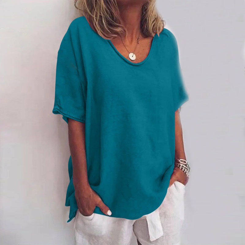 Lockeres Komfort-T-Shirt für Damen (1 Kaufen, 1 GRATIS dazu)