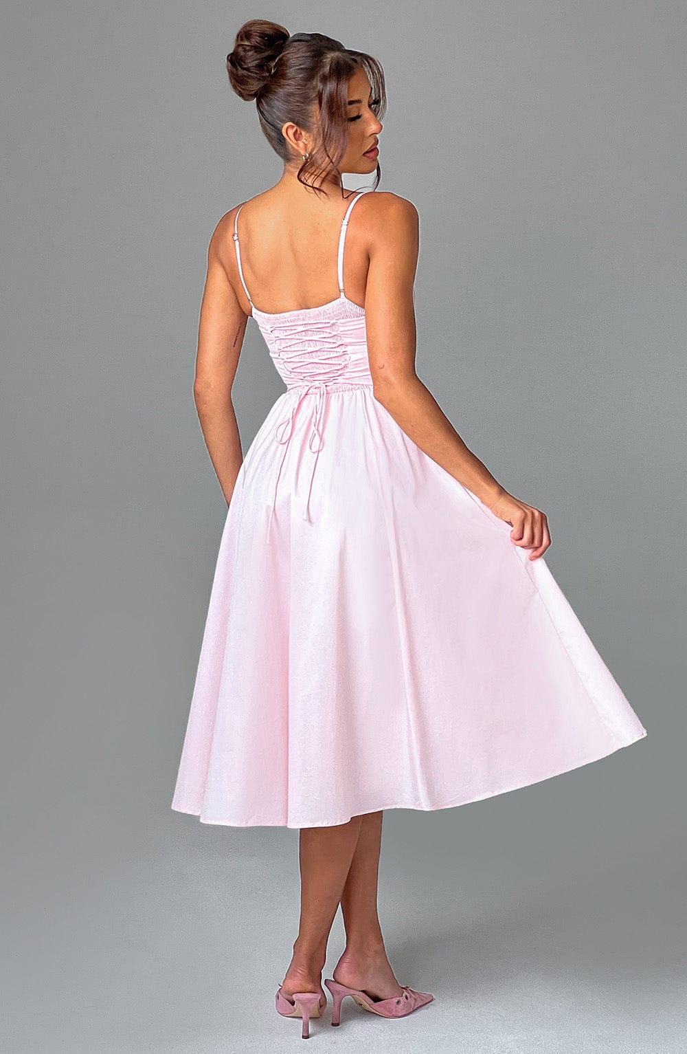 Elegantes Midi Kleid im Corset Stil
