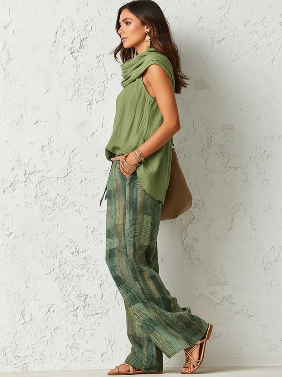Elegantes Boho-Zweiteiler-Set für Damen