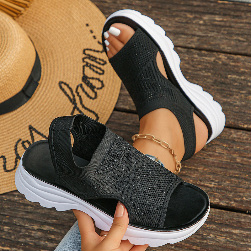 Atmungsaktive Mesh-Sandalen für Damen